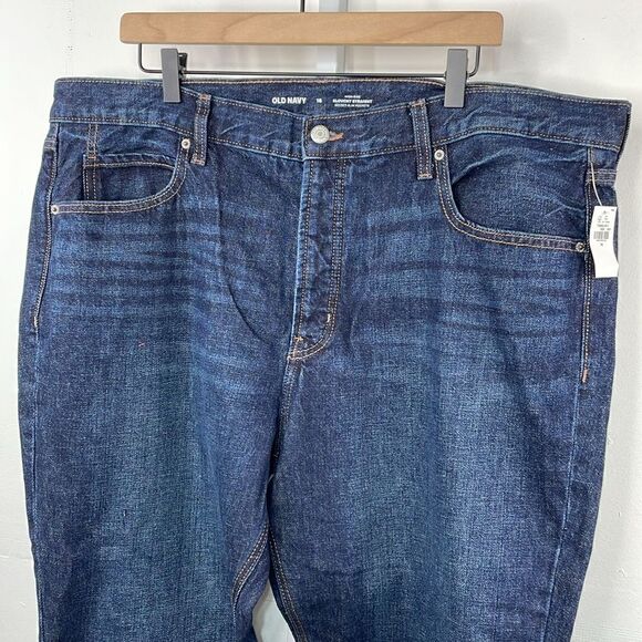 Old Navy High Rise Slouchy Straight Secret Slim Pockets size 18 plus size - Picture 3 of 9